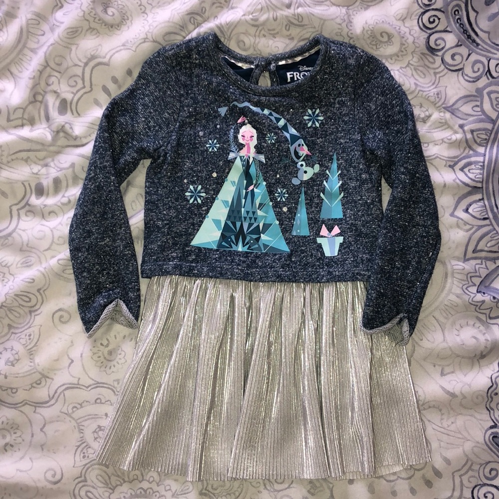Disney Girls Frozen Dress EUC